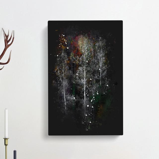 Autumn Trees In Switzerland - Wrapped Canvas Print East Urban Home Size: 60cm H x 40cm W x 3cm D on Productcaster.