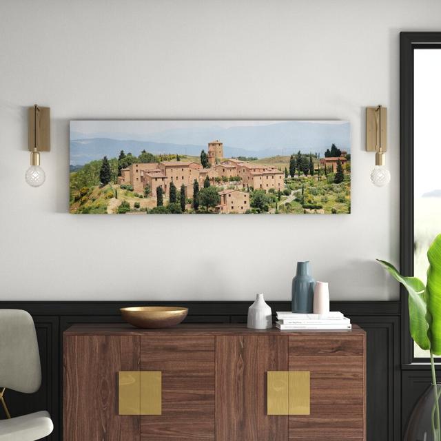 Charming Tuscany - Wrapped Canvas Graphic Art Print East Urban Home Size: 120cm L x 40cm W x 2cm D on Productcaster.