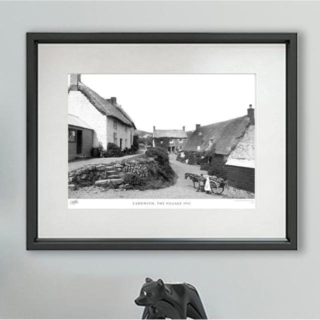 'Cadgwith, the Village 1911' - Picture Frame Photograph Print on Paper The Francis Frith Collection Size: 28cm H x 36cm W x 2.3cm D on Productcaster.