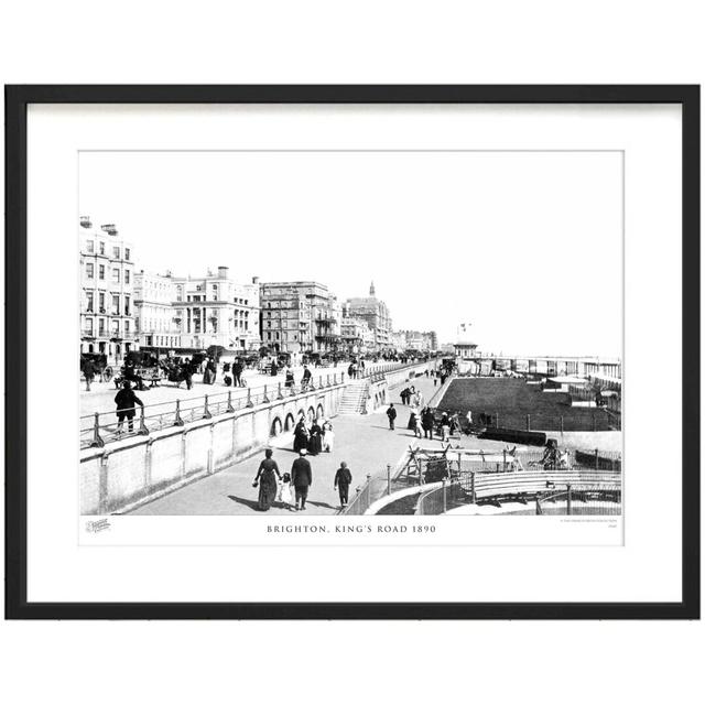 Brighton, King's Road 1890 by Francis Frith - Single Picture Frame Print The Francis Frith Collection Size: 28cm H x 36cm W x 2.3cm D on Productcaster.