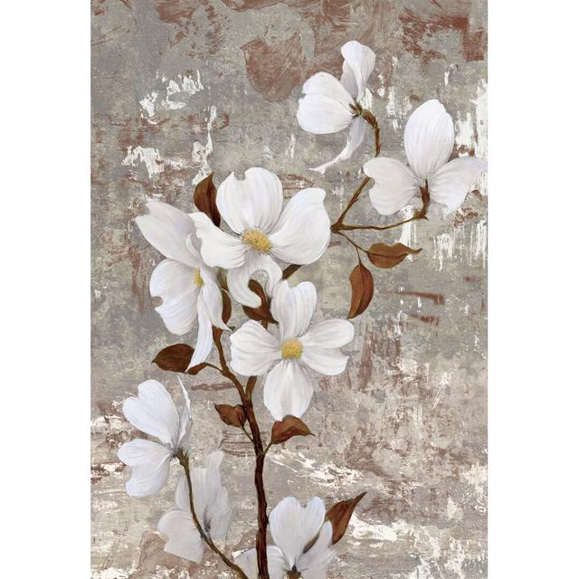 White Flowers Rosalind Wheeler Size: 51cm H x 76cm W x 3.8cm D on Productcaster.