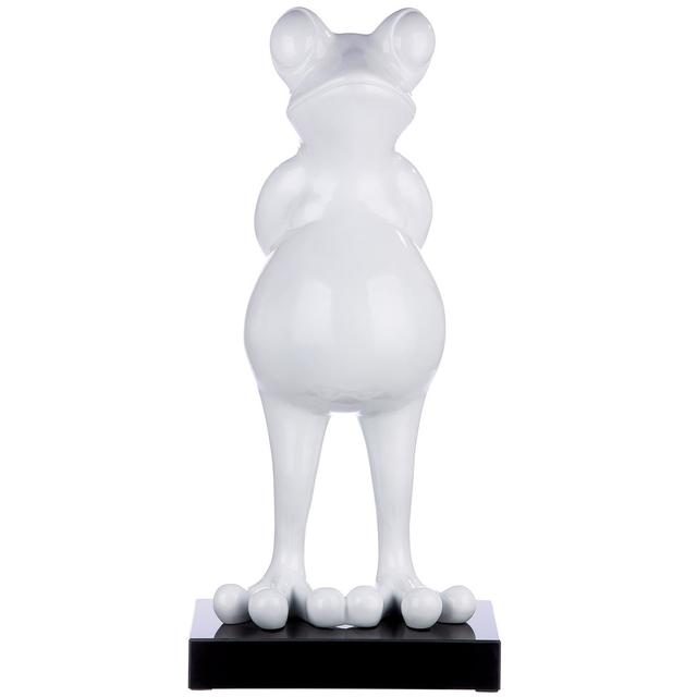 Kiara Animals Statue Happy Larry Finish: White on Productcaster.