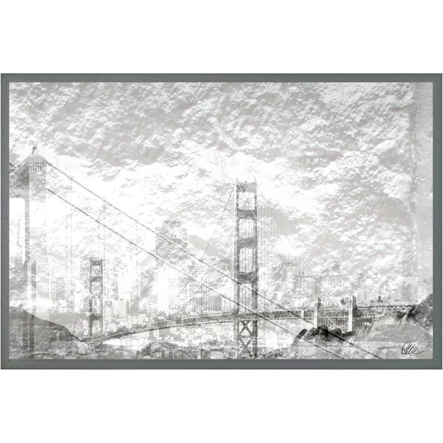 San Fran - Single Picture Frame Art Prints Borough Wharf Size: 51cm H x 76cm W x 4cm D, Frame Option: Grey on Productcaster.