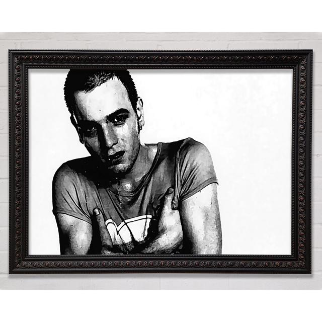 Ewan Mcgreggor Trainspotting Gerahmter Druck Ophelia & Co. Größe: 42cm H x 59,7cm B on Productcaster.