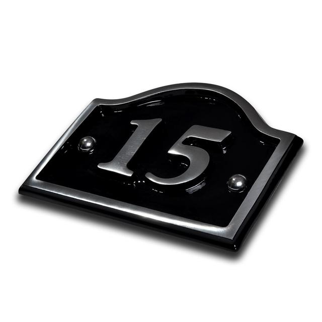 12cm Jaclynn Surface/Flush Mount House Number Dakota Fields Number: 15 on Productcaster.