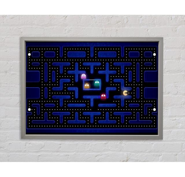 Pacman Framed Print Happy Larry Size: 100cm H x 141.4cm W x 3.3cm D on Productcaster.