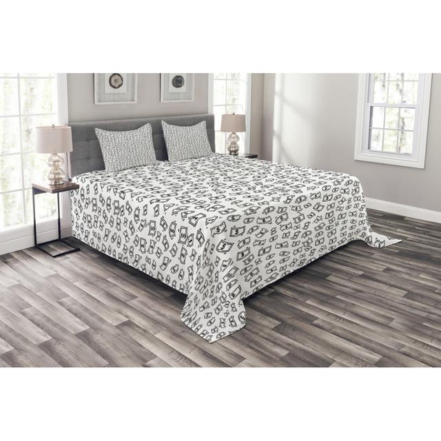 Adesha Bedspread Set with Pillow Sham East Urban Home Size: 220 x 264 cm Bedspread - 2 Shams on Productcaster.