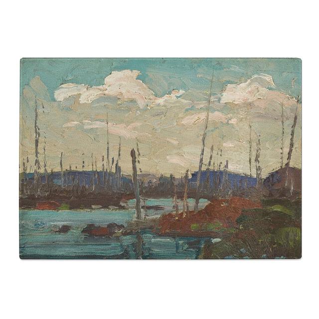 Burned over Swamp by Tom Thomson Chopping Board East Urban Home Size: 0.4cm H x 28.5cm W x 39cm L on Productcaster.