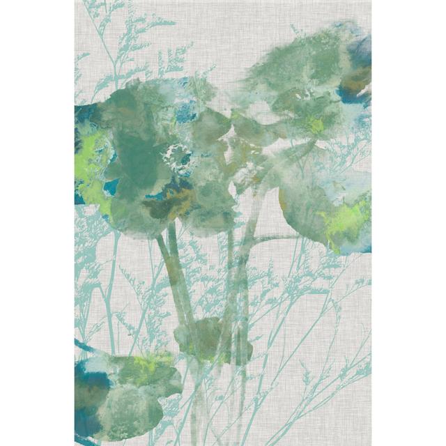 Watercolor Flower Panel II - Wrapped Canvas Art Prints Marlow Home Co. Size: 30cm H x 20cm W x 3.8cm D on Productcaster.