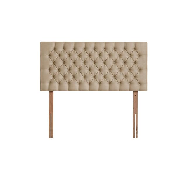 Hedding Upholstered Headboard Astoria Grand Colour: Sand, Size: Kingsize (5') on Productcaster.