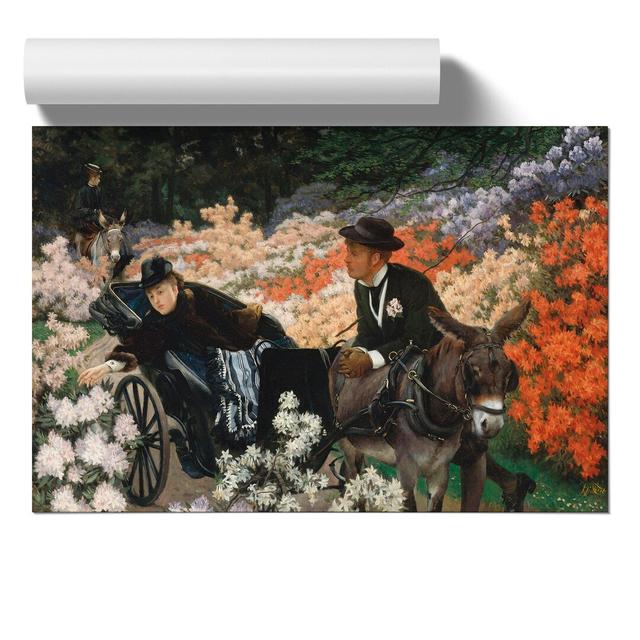 The Morning Ride by James Tissot - Unframed Painting East Urban Home Size: 21cm H x 30cm W x 0.1cm D on Productcaster.