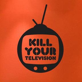 Kill Your Television Wall Sticker East Urban Home Colour: Pink, Size: Medium on Productcaster.