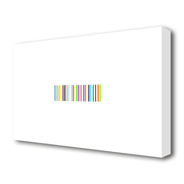 Barcode - Wrapped Canvas Graphic Art Print East Urban Home Size: 81.3 cm H x 121.9 cm W x 4.4 cm D on Productcaster.