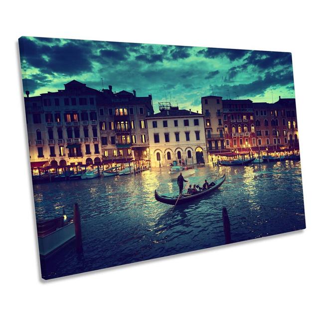 Venice Italy Canal - Wrapped Canvas Art Prints Ebern Designs Size: 30.5cm H x 45.7cm W x 2cm D on Productcaster.