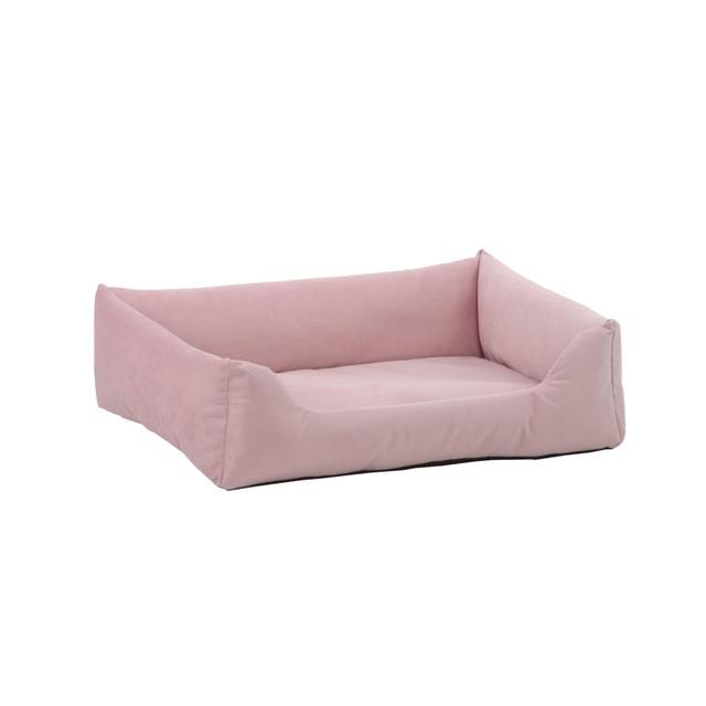 Madalynn Polyester Pet Bed Archie & Oscar Size: 16cm H x 45cm W x 35cm D, Colour: Pink on Productcaster.