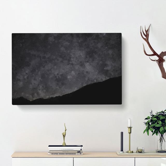 Stars Over The Lake District - Wrapped Canvas Painting East Urban Home Size: 35cm H x 50cm W x 3cm D on Productcaster.