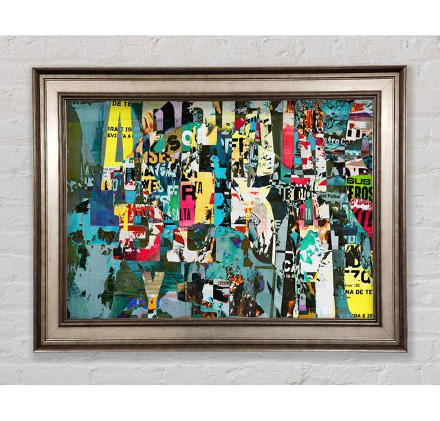 Graphic Collage - Single Picture Frame Art Prints Bright Star Size: 21cm H x 42cm W x 8cm D on Productcaster.