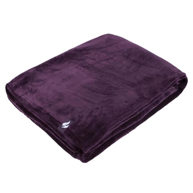 Heat Holders - Giant Fleece Thermal Blanket Heat Holders Colour: Purple on Productcaster.