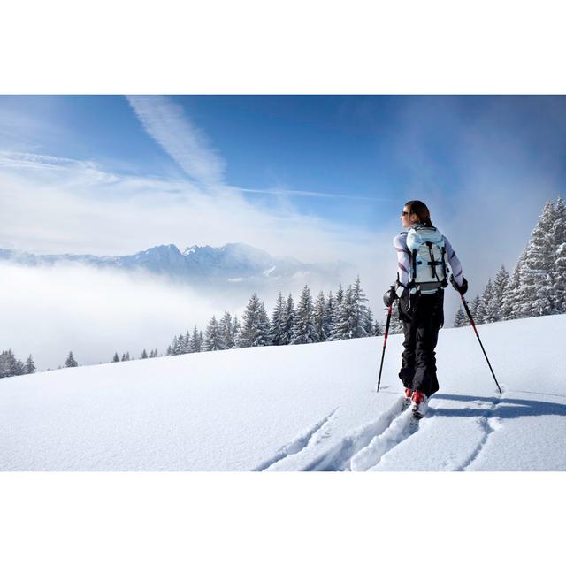 Backcountry Skiing In The Winter Wonderland by Lorenzo104 - No Frame Art Prints on Canvas Alpen Home Size: 81cm H x 122cm W on Productcaster.