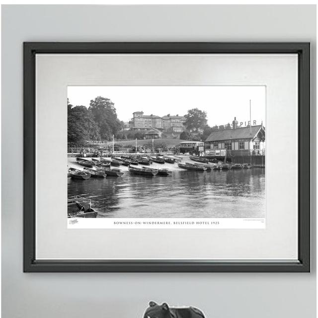 'Bowness-on-Windermere, Belsfield Hotel 1925' by Francis Frith - Picture Frame Photograph Print on Paper The Francis Frith Collection Size: 45cm H x 6 on Productcaster.