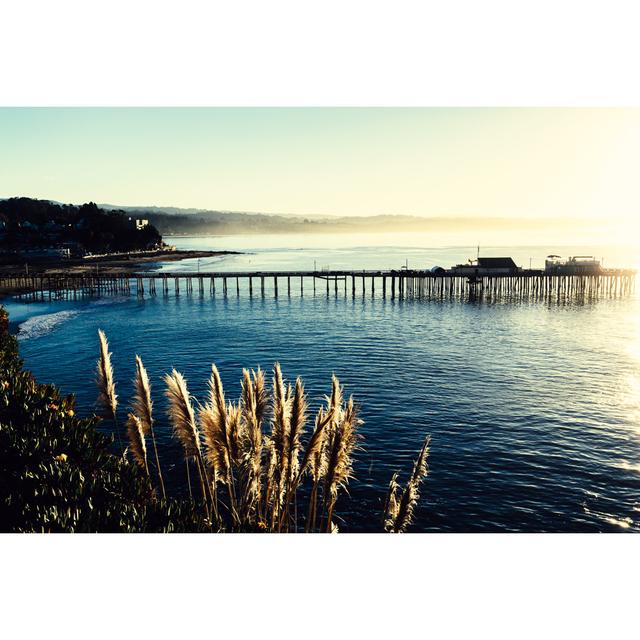 Capitola Jetty At Dawn, Monterey Bay, CA by Lucentius - No Frame Art Prints on Canvas Beachcrest Home Size: 81cm H x 122cm W on Productcaster.