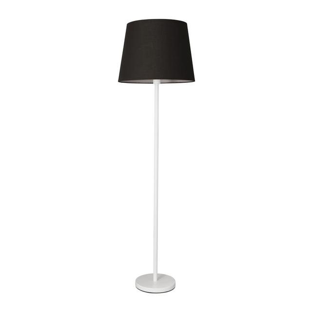 Rinnah 148cm Matte Traditional Floor Lamp 17 Stories Shade Colour: Black on Productcaster.