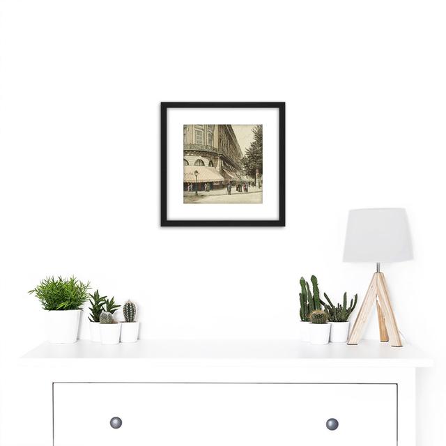 Martial Road Paris Boulevard Capucines 1877 Illustration - Picture Frame Painting ClassicLiving on Productcaster.