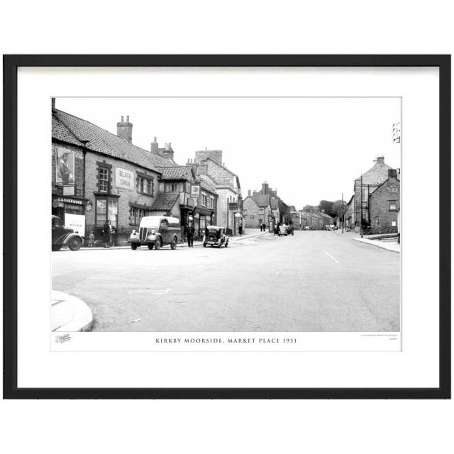 Kirkby Moorside, Market Place 1951 - Single Picture Frame Print The Francis Frith Collection Size: 28cm H x 36cm W x 2.3cm D on Productcaster.