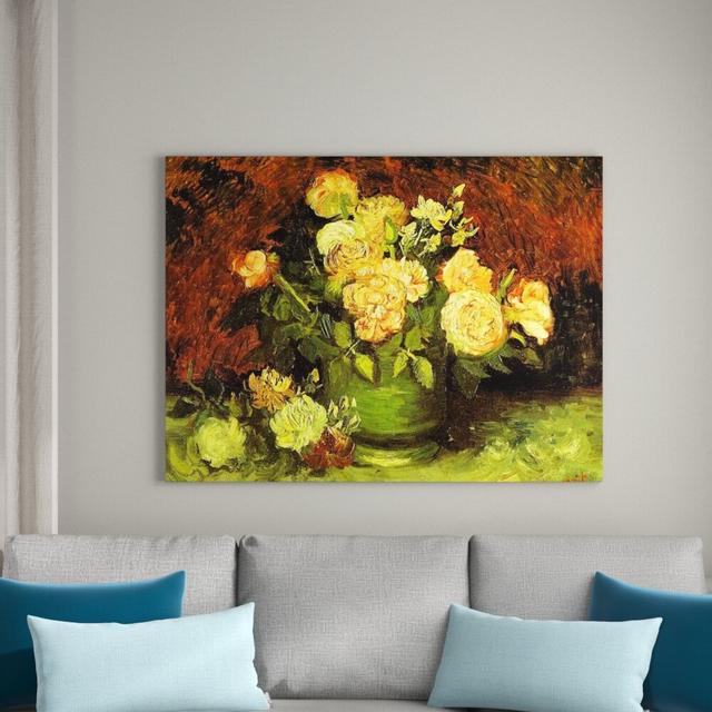 Vincent Van Gogh - Wrapped Canvas Painting East Urban Home Size: 60cm H x 80cm W x 1.8cm D on Productcaster.