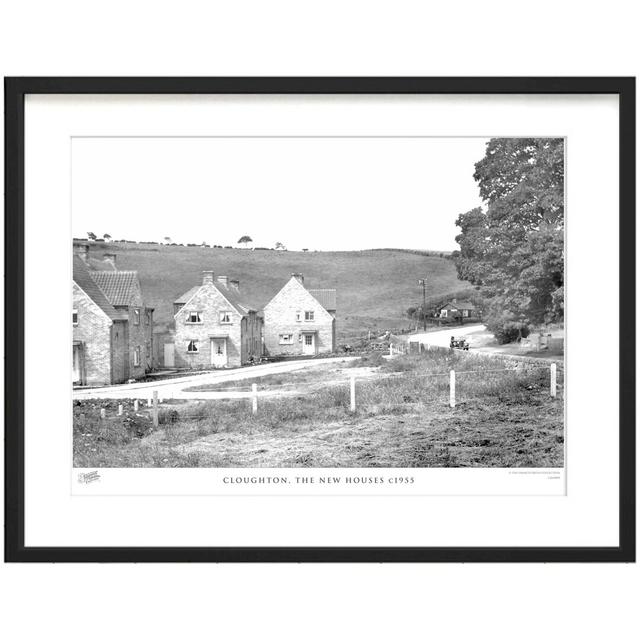 'Cloughton, the New Houses C1955' - Picture Frame Photograph Print on Paper The Francis Frith Collection Size: 45cm H x 60cm W x 2.3cm D on Productcaster.