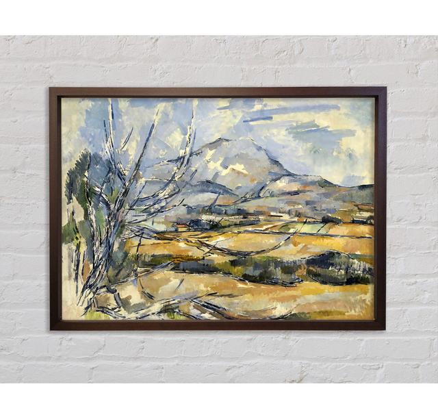 Montagne Sainte-Victoire by Paul Cezanne - Single Picture Frame Art Prints on Canvas Bright Star Size: 100.1cm H x 141.4cm W x 3.3cm D on Productcaster.