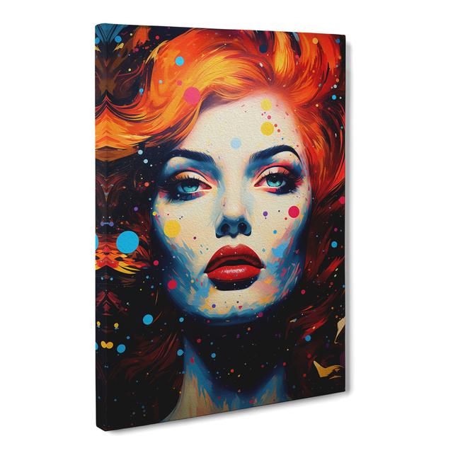 Galaxy Pop - Wrapped Canvas Art Prints Marlow Home Co. Size: 50cm H x 35cm W x 3cm D on Productcaster.