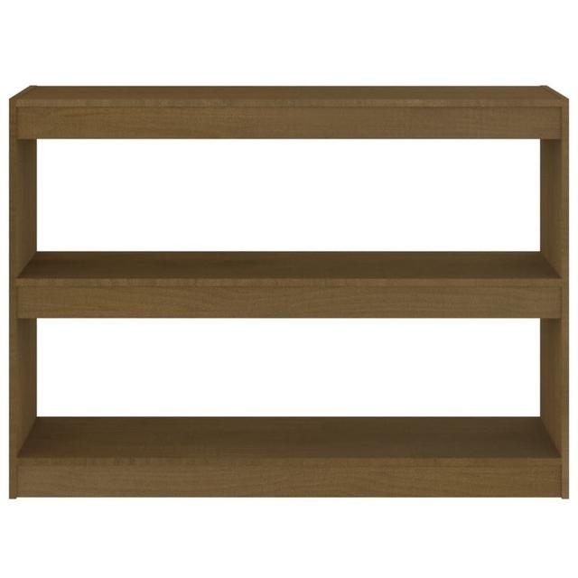 71.5Cm H Solid Wood Standard Bookcase 17 Stories Colour: Honey Brown on Productcaster.