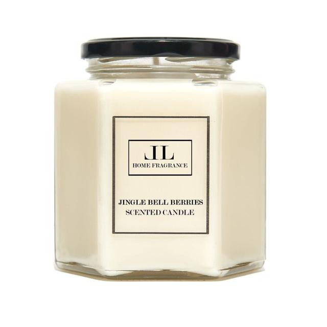 Jingle Bell Berries Scented Jar Candle LL Candles Size: 9cm H x 7cm W x 7cm D on Productcaster.