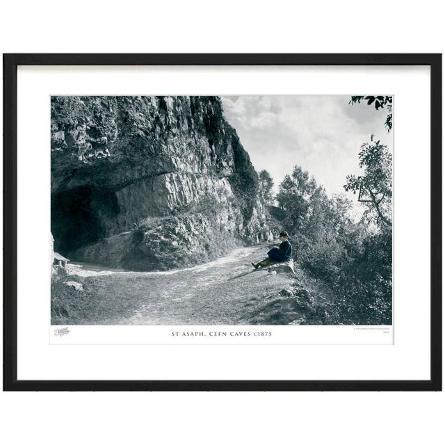 'St Asaph, Cefn Caves C1875' by Francis Frith - Picture Frame Photograph Print on Paper The Francis Frith Collection Size: 28cm H x 36cm W x 2.3cm D on Productcaster.