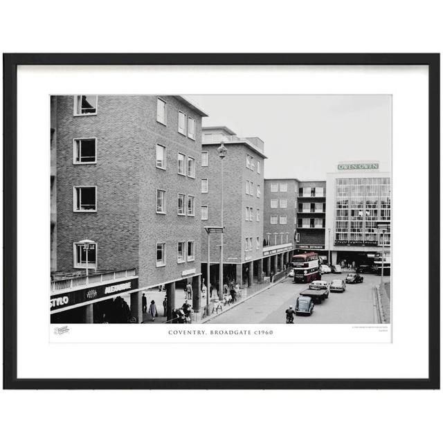 'Coventry, Broadgate C1960' - Picture Frame Photograph Print on Paper The Francis Frith Collection Size: 28cm H x 36cm W x 2.3cm D on Productcaster.