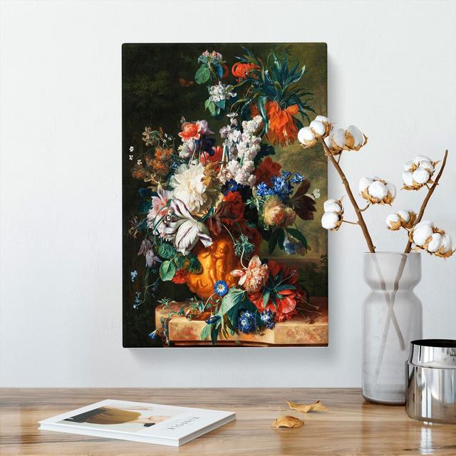 Still Life With Flowers Vol.10 by Jan Van Huysum - Wrapped Canvas Painting East Urban Home Size: 50cm H x 35cm W x 3cm D on Productcaster.