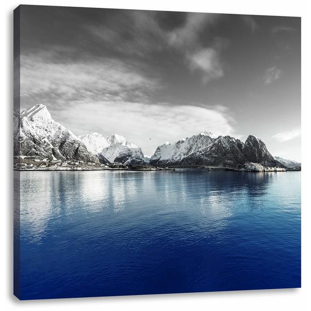 Leinwandbild Lofoten in Norwegen East Urban Home Größe: 70 cm H x 70 cm B on Productcaster.