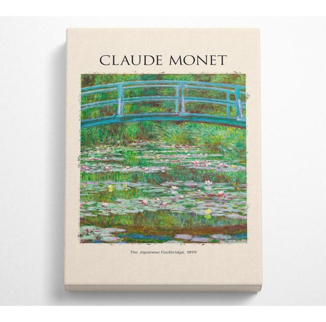 The Japanese Footbridge, 1899 by Claude Monet - Wrapped Canvas Art Prints ClassicLiving Size: 50.8cm H x 36.5cm W x 10cm D on Productcaster.