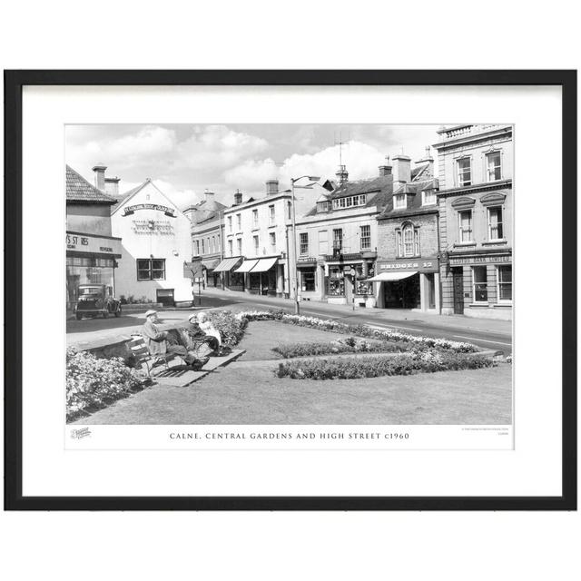 'Calne, Central Gardens and High Street C1960' - Picture Frame Photograph Print on Paper The Francis Frith Collection Size: 28cm H x 36cm W x 2.3cm D on Productcaster.