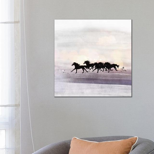 Wild And Free by Anna Hammer - Wrapped Canvas Painting Natur Pur Size: 66cm H x 66cm W x 3.8cm D on Productcaster.