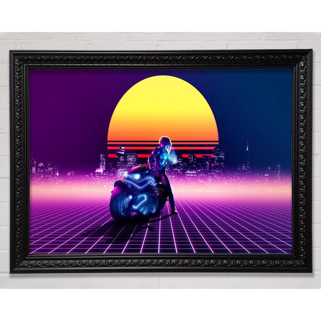 The Future Motorbike Framed Print Bright Star Size: 42cm H x 59.7cm W on Productcaster.