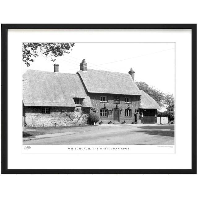 'Whitchurch, the White Swan C1955' by Francis Frith - Picture Frame Photograph Print on Paper The Francis Frith Collection Size: 28cm H x 36cm W x 2.3 on Productcaster.