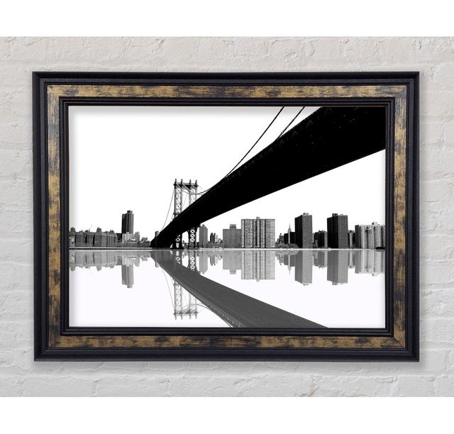 The Bridge To New York - Single Picture Frame Art Prints Bright Star Size: 29.7cm H x 42cm W x 8cm D on Productcaster.