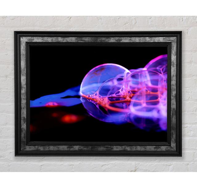 Silk Bubble Flow - Picture Frame Art Prints Bright Star Size: 59.7cm H x 84.1cm W on Productcaster.