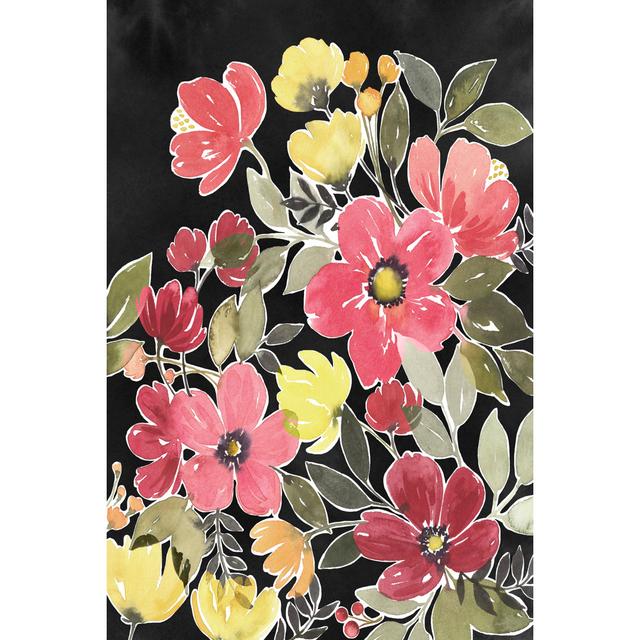 Night Flora I by Grace Popp - Wrapped Canvas Painting Rosalind Wheeler Size: 122cm H x 81cm W x 3.8cm D on Productcaster.