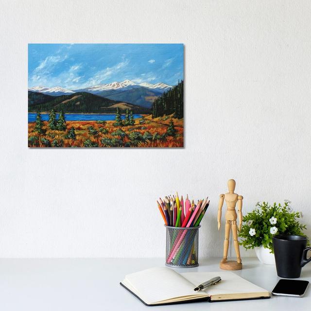 Mount Evans, Colorado by - Wrapped Canvas Painting Alpen Home Size: 20.32cm H x 30.48cm W x 1.91cm D on Productcaster.