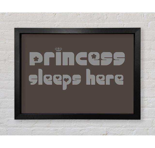 Princess Sleeps 2 Chocolate - Single Picture Frame Art Prints Bright Star Size: 84.1cm H x 118.9cm W on Productcaster.