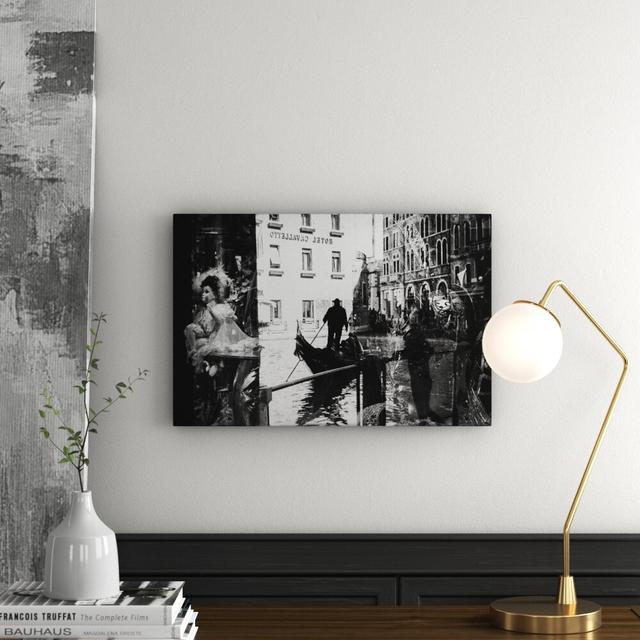 Venetian Reflections - Wrapped Canvas Graphic Art Print East Urban Home Size: 40cm H x 60cm W x 2cm D on Productcaster.