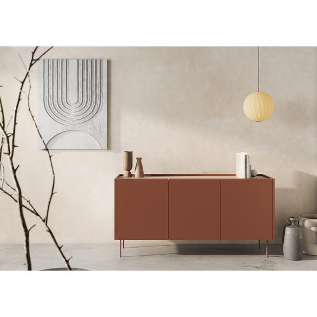 Sideboard Bernardetta Metro Lane Farbe: Rot on Productcaster.